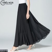 Chân Váy Trung Niên Chiffon Dáng Dài G0316