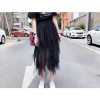 Chân váy tulle dài maxi dáng nhọn KIỂU DÁNG XÒE CÔNG CHÚA