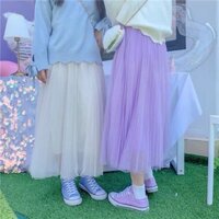 Chân váy tutu dài qua gối