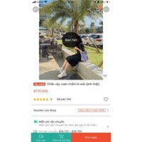 Chân váy voan chấm bi đen