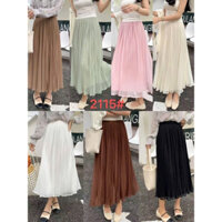 Chân váy voan dài, chân váy công chúa