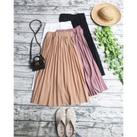 CHÂN VÁY VOAN DÀI XẾP LY