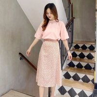 Chân Váy voan hoa dài