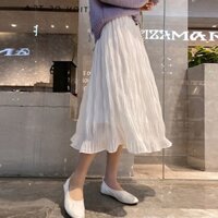 Chân Váy Voan Xếp Ly Dáng Chữ A Thời Trang Trẻ Trung - Hàng nhập khẩu
