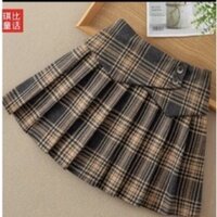 chân váy xếp ly bé gái cv