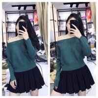 Chân váy xếp ly ngắn