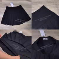 CHÂN VÁY XẾP LY XÒE CHẤT UMI FROM BASIC MS12030 (cạp cao tôn dáng)