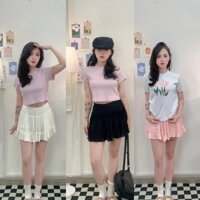 Chân váy xoè 2 tầng Aimee chất xốp hàn