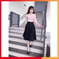 Chân váy xòe dài công sở- BIGSIZE- C025
