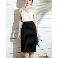 Chân váy XÒE DÀI DẬP LY Vintage