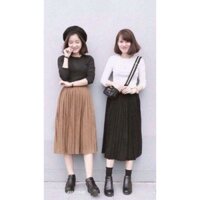 Chân váy XÒE DÀI DẬP LY Vintage