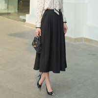 Chân Váy Xòe Dài Ngang Gối Chân Váy Xếp Ly Dài LAMER L62L25Q005