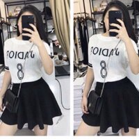CHÂN VÁY XÒE DÁNG NGẮN có lót bên trong trẻ trung xì teen