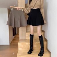 chân váy xoè lưng cao ngắn hàng thiết kế