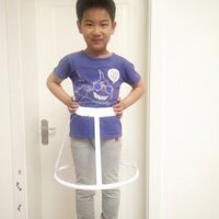 Chân Váy Xòe Vành Thép Màu Trắng / Đen Phong Cách lolita Cho Bé Gái