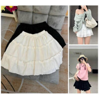 Chân Váy Xốp Tầng Nhún Lưng Thun