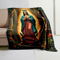 Chăn Virgin Mary Sofa Nhẹ Chăn Ấm Siêu Mềm Mại Và Ấm Áp Cho Mọi Mùa