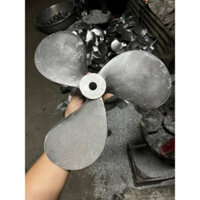 CHÂN VỊT 3 CÁNH QUẠT 3T6 CHỮ TÀU BOBO -TRÁI-DÀY LỖ 18 CHẠY GHE-TÀU (chạy nghịch đạp nước)