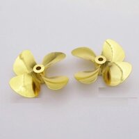 Chân vịt 4 cánh vừa với trục 4mm thay thế cho mô hình tàu điều khiển từ xa mới và chất lượng cao