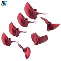 Chân vịt đỏ nhôm CNC 4.76mm Pitch 1.9inches 40-45mm Cho Thuyền Đua RC