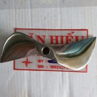 chân vịt inox 2 cánh 5.0 và 6.5 mủi nhọn ren 14 loại bóng gương  cam kết như hình giá sỉ