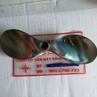 chân vịt inox 2 cánh 6.0 và 6.5 mủi tròn ren 14 loại bóng gương  cam kết như hình giá sỉ