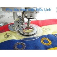 Chân vịt thêu hoa tròn máy may gia đình đa chức năng.
