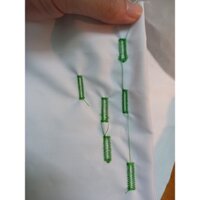 Chân vịt thùa khuy( thùa khuyết) một bước máy Jaguar.