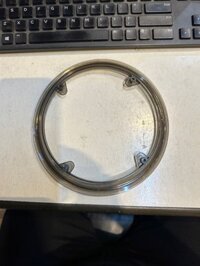 Chắn xích, vành nhựa gắn đĩa chắn xích 185mm - 4 chấu - 185mm (Chiếc)