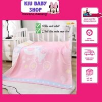Chăn xô 6 lớp cho bé vải Muslin 110x110cm hoạ tiết 2 mặt