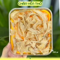 Chân yến thô tự nhiên hộp 50gr - 100gr Tặng Táo đỏ, đường phèn và nhíp nhặt lông - Yến Sào YẾN BAY