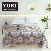 Chăn YUKI Lenzing Tencel tơ lụa trà xanh 2025