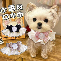 Chanel Phong Cách Mèo Nơ Dễ Thương Chó Khăn Nước Bọt Yếm Cổ Satin Thú Cưng Yếm Trang Sức zy25307