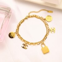 Chanel Vòng Tay Ánh Sáng Sang Trọng Tinh Tế Vòng Tay Nữ Thép Titan Không Gây Dị Ứng Vòng Tay Kinh Doanh Bữa Tối Cho Bạn Gái Ngày Lễ Tình Nhân Tanabata