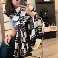 Chanel2601 Xuân Hè Phong Cách Mới Dài Khăn Lụa Nữ Mỏng Phong Cách Chống Nắng Bảo Vệ Cổ Khăn Choàng Sử Dụng Kép