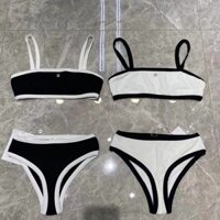 Chanel3618 Thể Thao Thoáng Khí Pure Desire Gợi Cảm Đồ Bơi Nữ Bộ Đồ Hai Mảnh