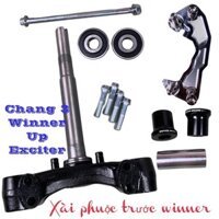 CHẢNG 3 SẮT + CỐT + CANH + BẠC ĐẠN + PÁT  CNC ( UP LÊN MÂM XE EXCITER  SỬ DỤNG PHUỘT TRƯỚC WINNER )