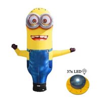 Chàng trai bơm hơi nhảy múa - Người nhảy bơm hơi thổi phồng với máy thổi và tay vẫy - MINION 3m