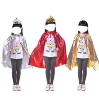 Chàng Trai Và Cô Gái Cosplay Hoàng Tử Công Chúa Trang Phục Khủng Long Sừng Áo Choàng Halloween