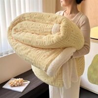 (CHANGA) Chăn lông cừu 2.3kg, màu vàng (200x230cm) – cái