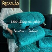 (CHANGA) Chăn lông cừu Nicolas Jadeite 4.7kg, màu xanh ngọc (220x240cm) (cái) – cái