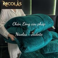 (CHANGA) Chăn lông cừu Nicolas Jadeite 4.7kg, màu xanh ngọc bích (220x240cm) (cái) – cái