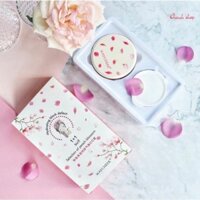 Chanh shop (1+1) Full Set Phấn Nước Nền Hoa Anh Đào Peach Blossom Hydrating Block Cushion Tặng Kèm Lõi Thay HY8