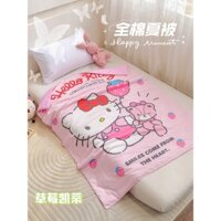 Chăn,mền cotton lụa trẻ em DISNEY kích thước 1m2*1m5 trần mỏng bông tơ mềm không gây kích ứng da.