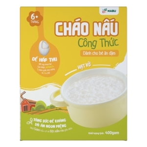 Cháo ăn dặm Mabu hạt vỡ 400g