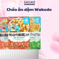 Cháo ăn dặm Wakodo Sakuko nội địa Nhật cho bé từ 6 7 9 tháng tuổi