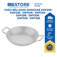 Chảo Bầu ANOD SUNHOUSE SWP20B / SWP22B / SWP24B / SWP26B / SWP28B / SWP30B / SWP34B / SWP36B 2 Quai Chất Liệu