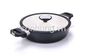 Chảo Berndes Balance Nr.021267 - 28cm, có nắp kính