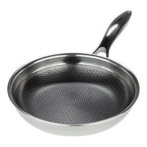 Chảo Blackcube inox 3 lớp đáy từ chống dính Kims Cook - 32cm