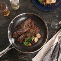 Chảo Blackcube inox 3 lớp chống dính đáy từ size 26cm, dùng được tất cả các loại bếp / Induction